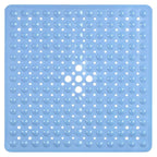 53X53Cm Shower Mat Suction Cup PVC anti Slip Bath Mat Square Shower Floor Pad Non Slip Safety Mat for Bathtub Bathroom Carpet