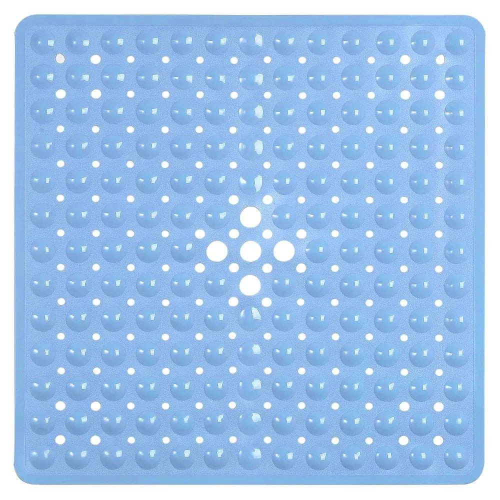 53X53Cm Shower Mat Suction Cup PVC anti Slip Bath Mat Square Shower Floor Pad Non Slip Safety Mat for Bathtub Bathroom Carpet