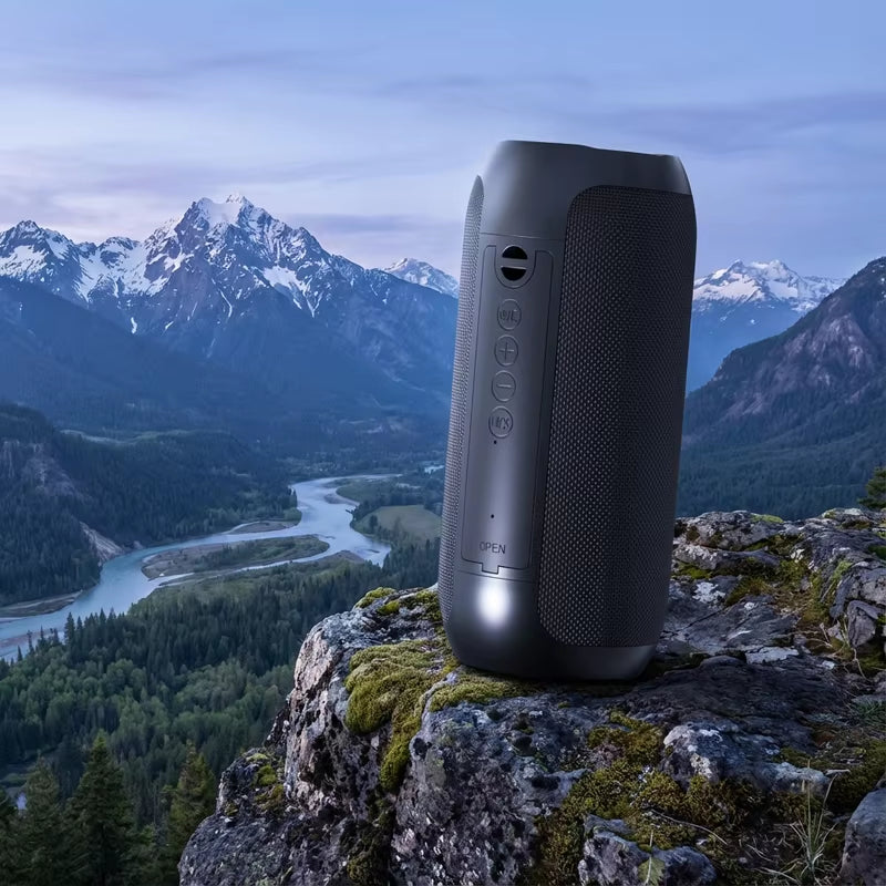 Bluetooth Speaker Bass Powerful Portable Long Battery Life Wireless Subwoofer Outdoor Gathering Camp Sound Box Supports TF USB