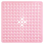 53X53Cm Shower Mat Suction Cup PVC anti Slip Bath Mat Square Shower Floor Pad Non Slip Safety Mat for Bathtub Bathroom Carpet