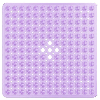 53X53Cm Shower Mat Suction Cup PVC anti Slip Bath Mat Square Shower Floor Pad Non Slip Safety Mat for Bathtub Bathroom Carpet