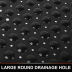 53X53Cm Shower Mat Suction Cup PVC anti Slip Bath Mat Square Shower Floor Pad Non Slip Safety Mat for Bathtub Bathroom Carpet