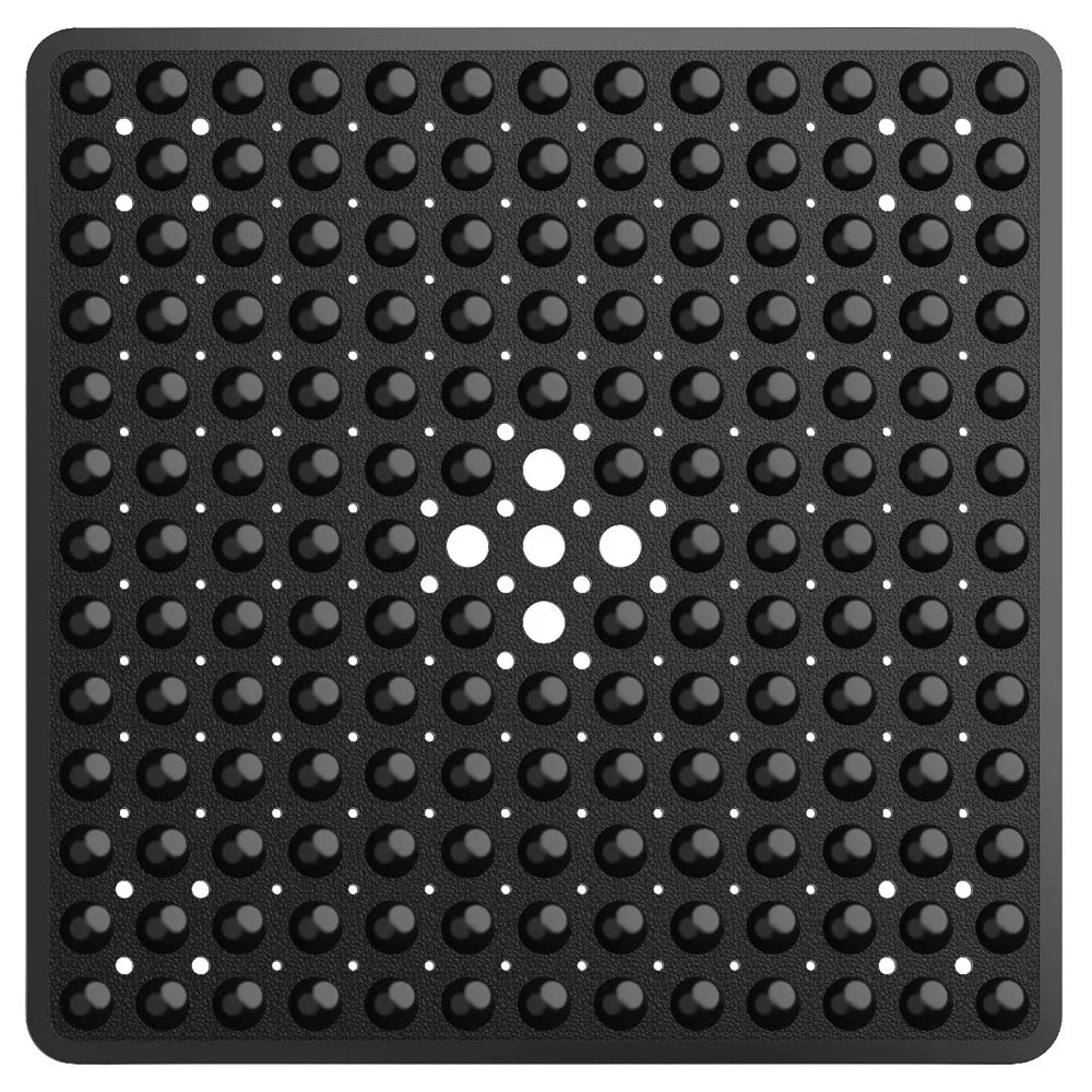 53X53Cm Shower Mat Suction Cup PVC anti Slip Bath Mat Square Shower Floor Pad Non Slip Safety Mat for Bathtub Bathroom Carpet