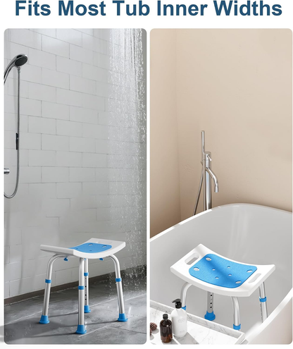 Shower Chair Adjustable Height Shower Stool
