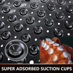 53X53Cm Shower Mat Suction Cup PVC anti Slip Bath Mat Square Shower Floor Pad Non Slip Safety Mat for Bathtub Bathroom Carpet