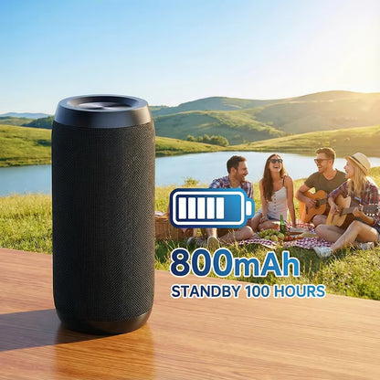 Bluetooth Speaker Bass Powerful Portable Long Battery Life Wireless Subwoofer Outdoor Gathering Camp Sound Box Supports TF USB