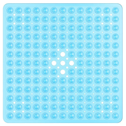 53X53Cm Shower Mat Suction Cup PVC anti Slip Bath Mat Square Shower Floor Pad Non Slip Safety Mat for Bathtub Bathroom Carpet