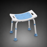 Shower Chair Adjustable Height Shower Stool